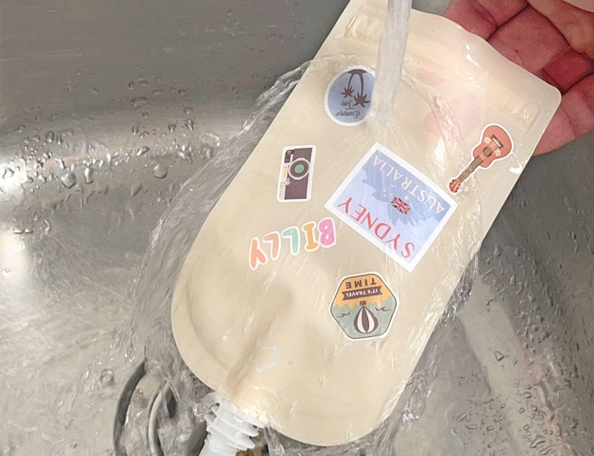 Sticker Set Reusable Food Pouches 150ml 5PK with 130+ Letter/Picture Stickers |Big Explorer - Image 9