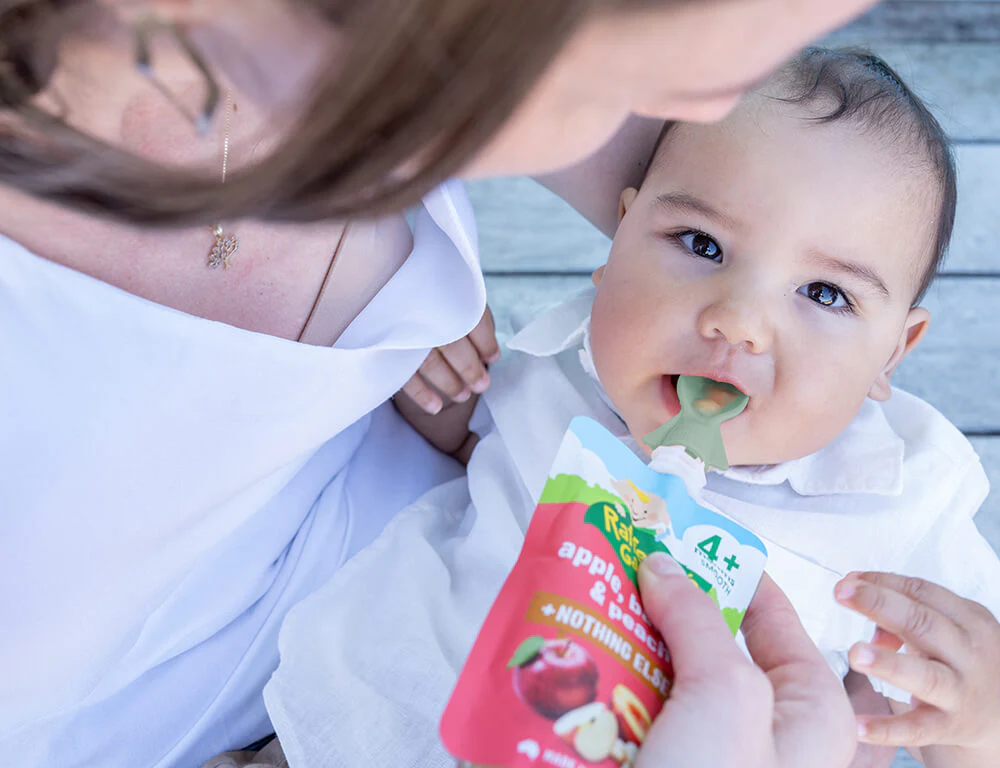 Universal Food Pouch Spoons 2 pack - Cerulean & Sage - Image 4